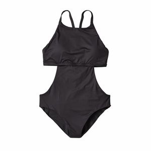 NEW Patagonia Nireta Black Ink One Piece Swimsuit